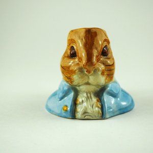 JOHN BESWICK BEATRIX POTTER PETER RABBIT 1987 TOBY MUG FIGURINE